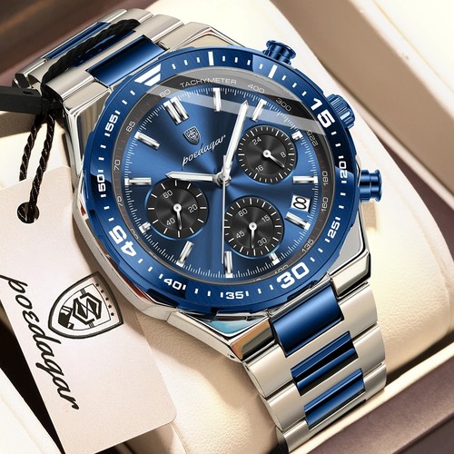 Herrenuhr quarz chronograph - quarz,