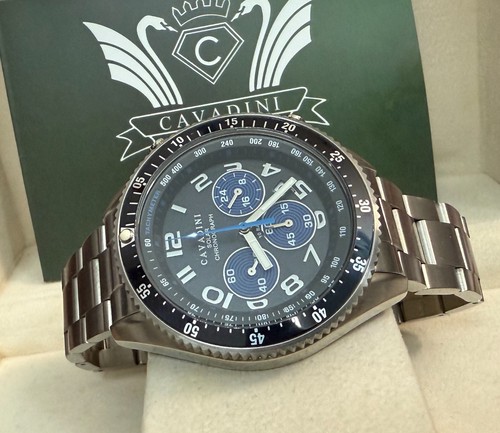 Herrenuhr chronograph cavadini - herrenuhr,