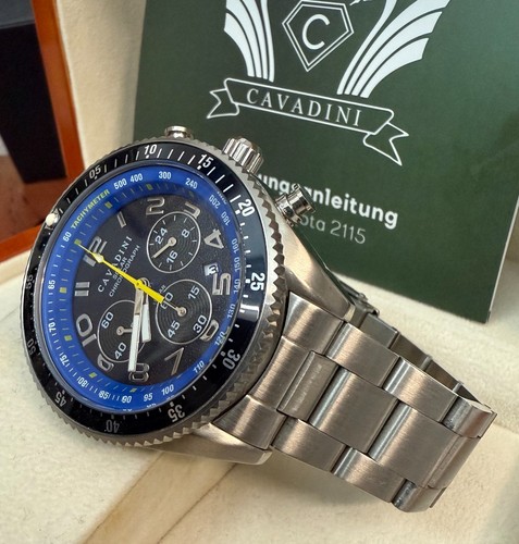 Herrenuhr chronograph cavadini - chronograph,