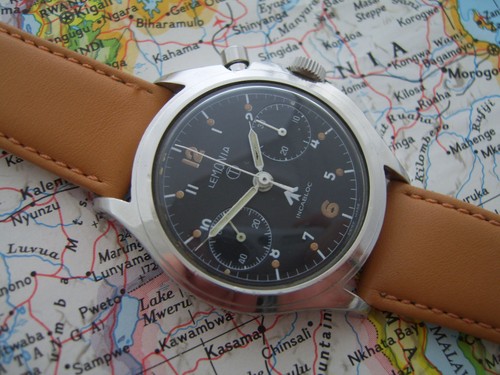 Lemania raf chronograph - lemania,
