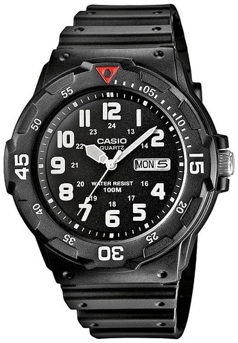 Casio uhr mrw 200h - casio, mrw-200h-1bveg